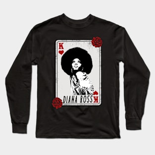 Vintage Card Diana Ross Long Sleeve T-Shirt